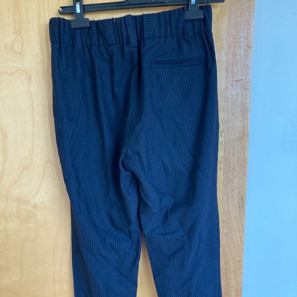 Navy pinstripe wool blend pants Joe Fresh, size 4 - Picture 2 of 4